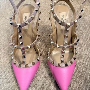 Valentino Pink Studded Women's Shoes